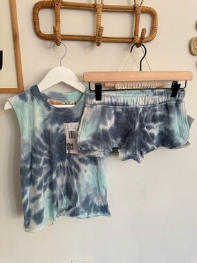 Vintage Havana - NWT - girls 10/12 - tie dye tank & shorts set
